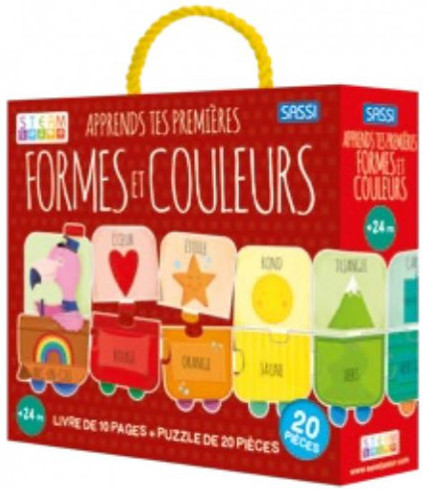 Coffret éducatif pour apprendre les formes et les couleurs